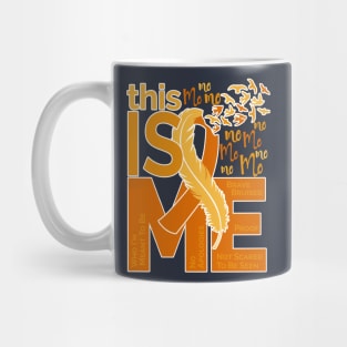 This Is Me - Awareness Feather Ribbon - Orange Mug